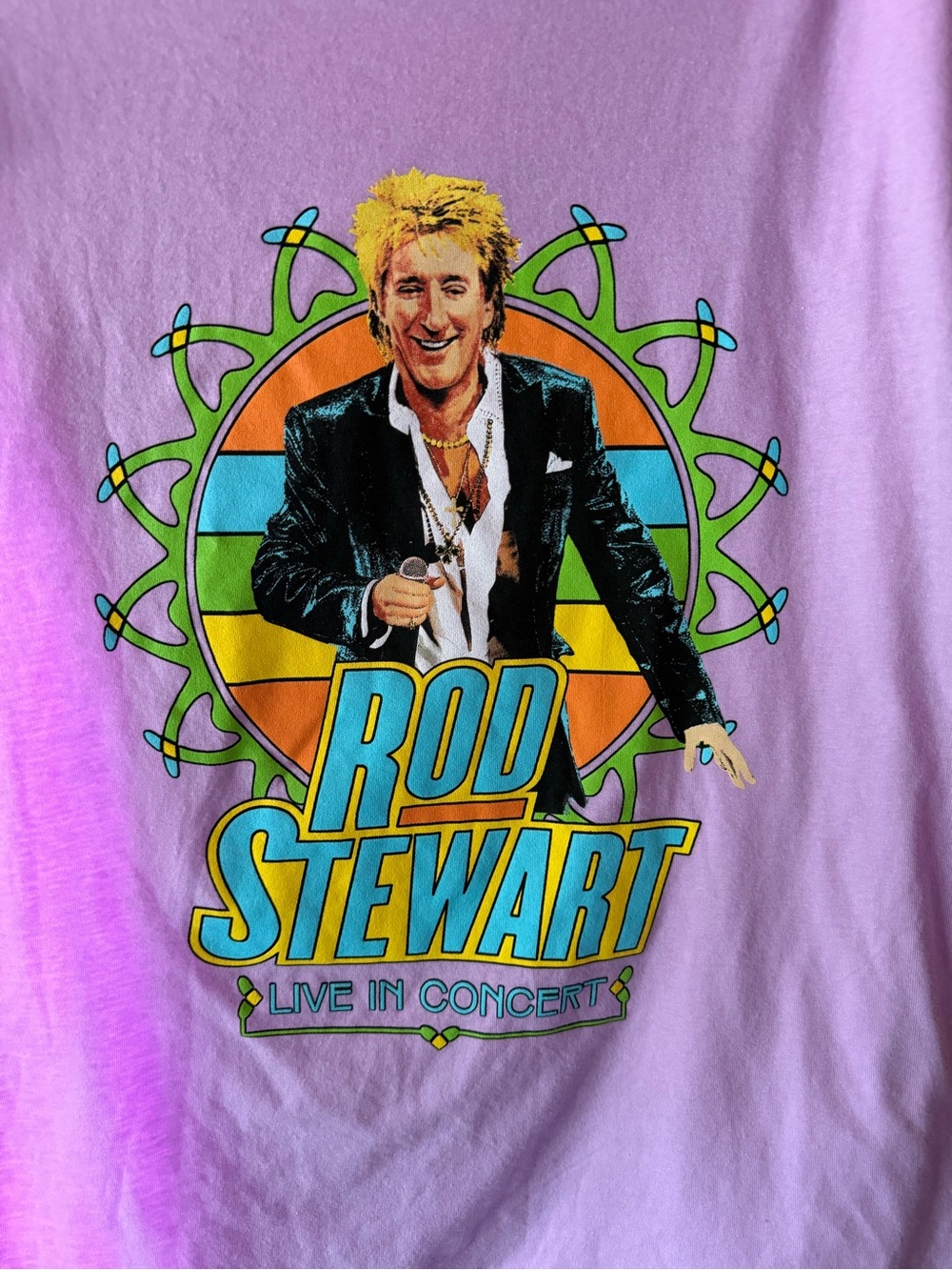 Lavender Short-Sleeve Graphic Concert Tee